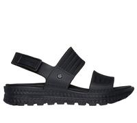 Skechers Women's Foamies: Arch Fit Footsteps - Sunny Days Sandals in Black, Size 8 | Synthetic, Machine Washable
