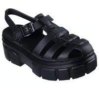Skechers Women's Foamies Cher Headliner Sandal, Black/White, 5 UK