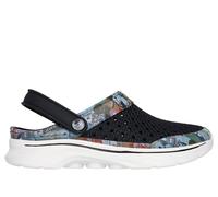 Skechers Women's Foamies: GO WALK 7 - Puppy Party Mule in Black, Size 5 | Synthetic, Machine Washable