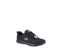 Skechers Women's Genter - Bronaugh Sr Occupational Shoe in Black | Size: 4 Skechers Black 4
