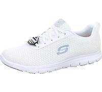 Skechers Women's Ghenter Bronaugh Sneaker, White Mesh Water and Stain Repellent Treatmen, 6.5 UK