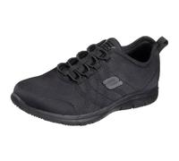 Skechers Women's Ghenter Srelt Sneaker, Black, 3 UK