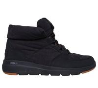 Skechers Women's Glacial Ultra - Trend Up Boots in Black, Size 7 | Textile/Synthetic