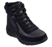 Skechers Women's Glacial Ultra Wanderlust Boots, Black Suede/Textile, 5 UK
