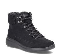 Skechers for woman. 16677 On-the-GO Glacial Ultra leather boots - Black Woodlands (39), Flat, 1 to 3 cm, Laces, Casual, Sport, Outdoor