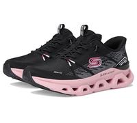 Skechers Women's Glide-Step Altus Fast Lane Trainers, Black Mesh/Mauve Trim, 2.5 UK