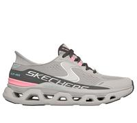 (Grey, 4 (Adults')) Skechers Glide-Step Altus Synthetic Women's Grey/Pink Trainers