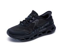 Skechers Women's Glide-Step ATLUS Hands Free Slip-INS Sneaker BBK=Black/Black 11