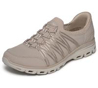 Skechers Womens Glide Step Comfort - Steady Grace, Taupe, 7