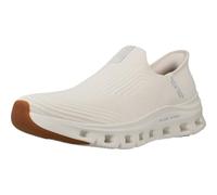 Skechers Women's Glide-Step Pro Slip-On Sneakers – Natural Knit/Periwinkle – UK 7