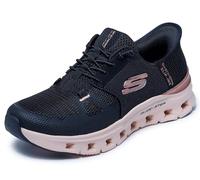 Skechers Women's Glide-Step Pro Radiant Stride Slip-On Sneakers, Black Mesh/Rose Gold Trim, 3 UK