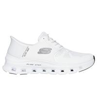 Skechers Women's Slip-ins: Glide-Step Pro Sneaker in White, Size 6 Wide | Textile/Synthetic, Vegan, Machine Washable