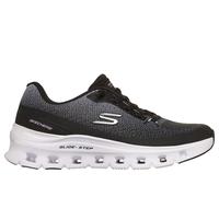 Skechers Women's Glide-Step Pro - Soft Mirage Sneaker in Black/White, Size 5.5 | Textile/Synthetic, Vegan, Machine Washable