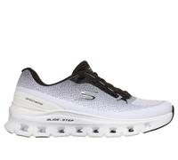 Skechers Women's Glide-Step Pro - Soft Mirage Sneaker in White/Black, Size 7 | Textile/Synthetic, Vegan, Machine Washable