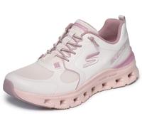 Skechers Women's Glide-Step Pro Trainers, Natural Mesh Synthetic Pink Trim, 3.5 UK