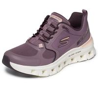 Skechers Women's Glide-Step Pro Trainers, Plum Mesh Synthetic Peach Trim, 6 UK