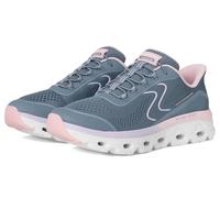 Skechers Women's Glide Step Sole Hands Free Slip-ins Sneaker, Sltp=slate/Taupe, 7.5 Wide