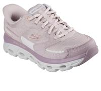 Skechers Women's Glide-Step Sole Paradise Valley Sneaker, Pink Leather/Synthetic/Textile, 7 UK