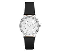 Skechers Women's Glyndon Quartz Three-Hand Watch, Black