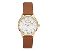 Skechers Women's Glyndon Quartz Three-Hand Watch, Color: Gold, Brown (Model: SR6248)