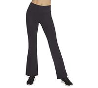 Skechers Women's Go Flex High Waisted 3 Pocket Flare Cut Walk Pant Casual, Black, S