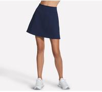 Skechers Women's GO FLEX Pleated Skort in Navy Blue, Size XL | Nylon/Spandex