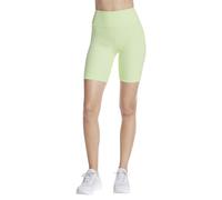 Skechers Womens GO FLEX Rib High Waisted 8 Inch Bike Short Colour: Lime, Size: Large