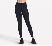 Skechers Women's GO FLEX SLIM Full Length High-Waisted Legging in Black, Size XS | Recycled Polyester/Spandex