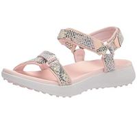 Skechers Women's Go Golf 600 Sandalen Shoe, Light Pink with Snake Motif, 3.5 UK