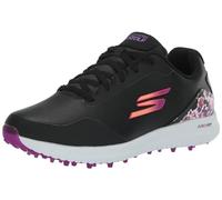 Skechers Women's Go Golf Max Arch Fit Spikeless Golf Shoe Trainers, Black Floral Pattern Waterproof, 5.5 UK