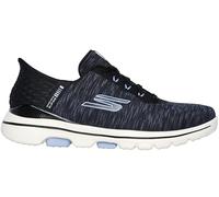 Skechers Women's Go Golf Walk 5 Sneaker Hands-Free Slip-ins Black/Lavender 9