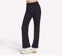 Skechers Women's GO LUXE Rib Pant in Black, Size Small | Recycled Polyester/Spandex