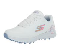 Skechers Women's Go Max Arch Fit Spikeless Golf Shoe Sneaker, White Floral Waterproof, 10