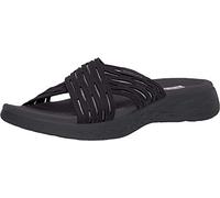 Skechers Women's Go Run 600 - Sunrise Slide Sandal, Black, 9 UK