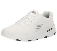 Skechers Women's GO Run 7.0 Driven, White Textile/Black Trim, 4 UK