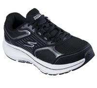 Skechers Women's Sneaker Go Run Consistent 2.0 Advantage, Black Leather/White/Metallic Trim, UK 5