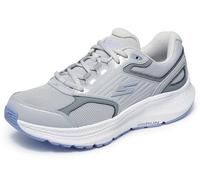 Skechers Women's Go Run Consistent 2.0 Advantage Trainers, Gray Leather/Lavender Trim, 5 UK