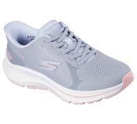 Skechers Women's Go Run Consistent 2.0 Captiva Slip-On Sneakers, Gray Textile/Lt.Blue Trim, 4 UK