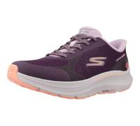 Skechers Women's Go Run Consistent 2.0 Captiva Sneaker, Dark Purple Textile/Trim, 4 UK