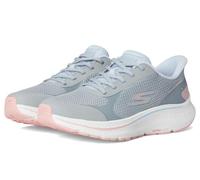 Skechers Women's Go Run Consistent 2.0 Captiva Sneaker, Gray Textile/Lt.Blue Trim, 4.5 UK