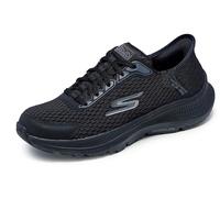 Skechers Women's Go Run Consistent 2.0 Endure Slip-In Trainers, Black Textile/Black Trim, 3.5 UK