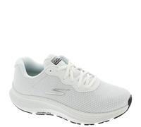 Skechers Women's GO Run CONSISTENT 2.0 Engaged, White Textile/Black Trim, 8 UK