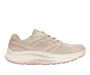 Skechers Women's GO RUN Consistent 2.0 - Mapleton Sneaker in Natural, Size 5 | Leather/Textile/Synthetic