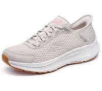 Skechers Women's Go Run Consistent 2.0 Mile Sneaker, Natural/Pink, 3 UK