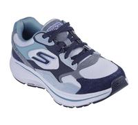 Skechers Women's Go Run Consistent 2.0 Retro Stride Sneaker, Blue Suede/Navy Trim, 5 UK