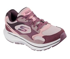 Skechers Women's Go Run Consistent 2.0 Retro Stride Sneaker, Mauve Suede/Pink Trim, 3.5 UK