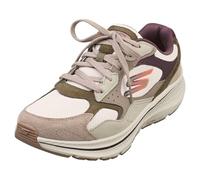 Skechers Women's Go Run Consistent 2.0 Retro Stride Sneaker, Natural Suede/Purple Trim, 6.5 UK