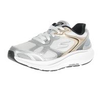 Skechers Women's Go Run Consistent 2.0 Volt Sneaker, White Leather/Silver Trim, 4 UK