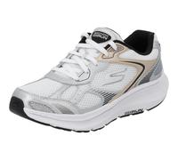 Skechers Women's Go Run Consistent 2.0 Volt Sneaker, White Leather/Silver Trim, 5 UK
