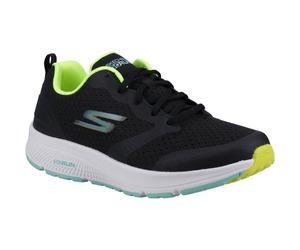 Skechers Womens Go Run Consistent - Intensify-X 128277-Bklm Black/Lime Lace Up Shoes UK 3